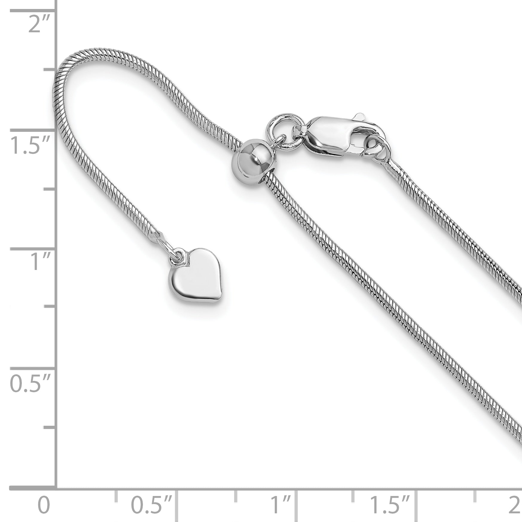 30 Inch Sterling Silver Adjustable 1.4mm Snake Chain