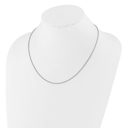 Sterling Silver Adjustable 1.4mm Popcorn Chain Necklace