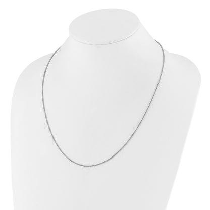 Sterling Silver Adjustable 1.4mm Popcorn Chain Necklace