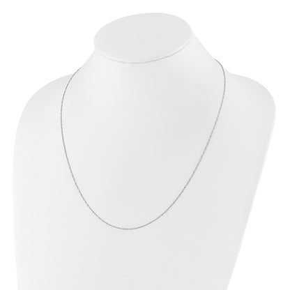 30 Inch Sterling Silver Adjustable .95mm Singapore Chain Necklace