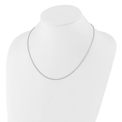 Sterling Silver Adjustable 1.5mm Spiga Chain Necklace