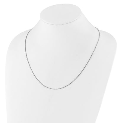 Sterling Silver Adjustable 1.15mm Box Chain Necklace