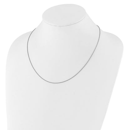 Sterling Silver Adjustable 1.2mm Popcorn Chain Necklace