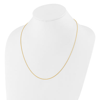 Sterling Silver Gold-Plated Adjustable .95mm Snake Chain Necklace