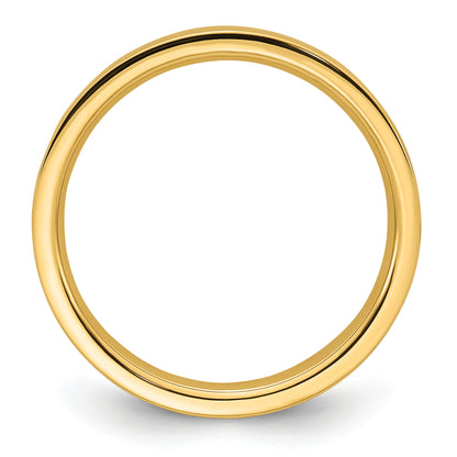 Solid 14K Yellow Gold 2.5mm Standard Flat Comfort Fit Men's/Women's Wedding Band Ring Size 10
