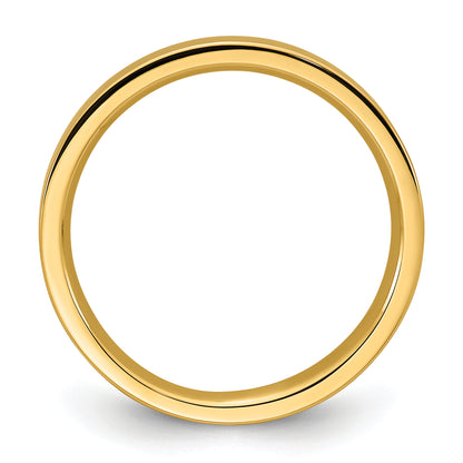 Solid 14K Yellow Gold 3mm Standard Flat Comfort Fit Men's/Women's Wedding Band Ring Size 10.5