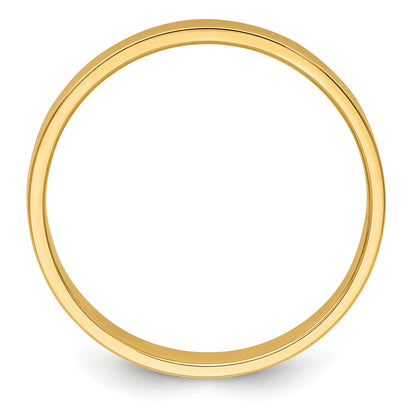 Solid 14K Yellow Gold 3mm Light Weight Flat Men's/Women's Wedding Band Ring Size 10