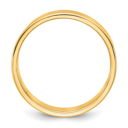 14K Yellow Gold 5.5mm Lightweight Flat Band
