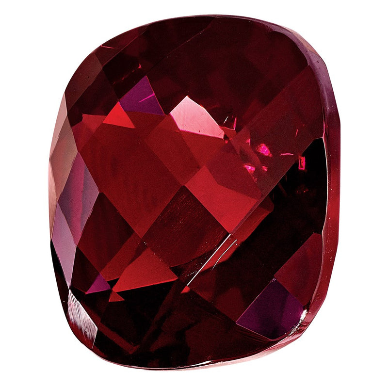 Gemstone Garnet Aa Quality 9mm Antique Cushion Checkerboard
