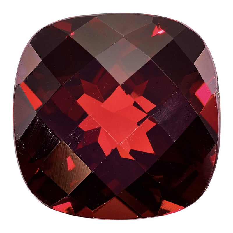 Gemstone Garnet Aa Quality 6mm Antique Cushion Checkerboard