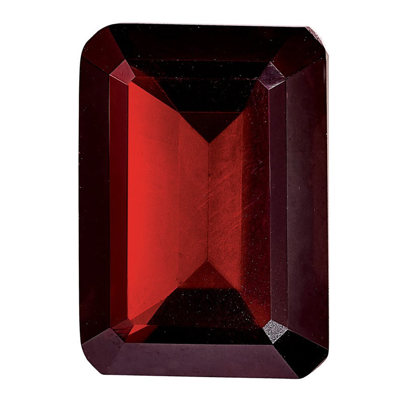 Gemstone Garnet Aa Quality 8X6mm Emerald Cut