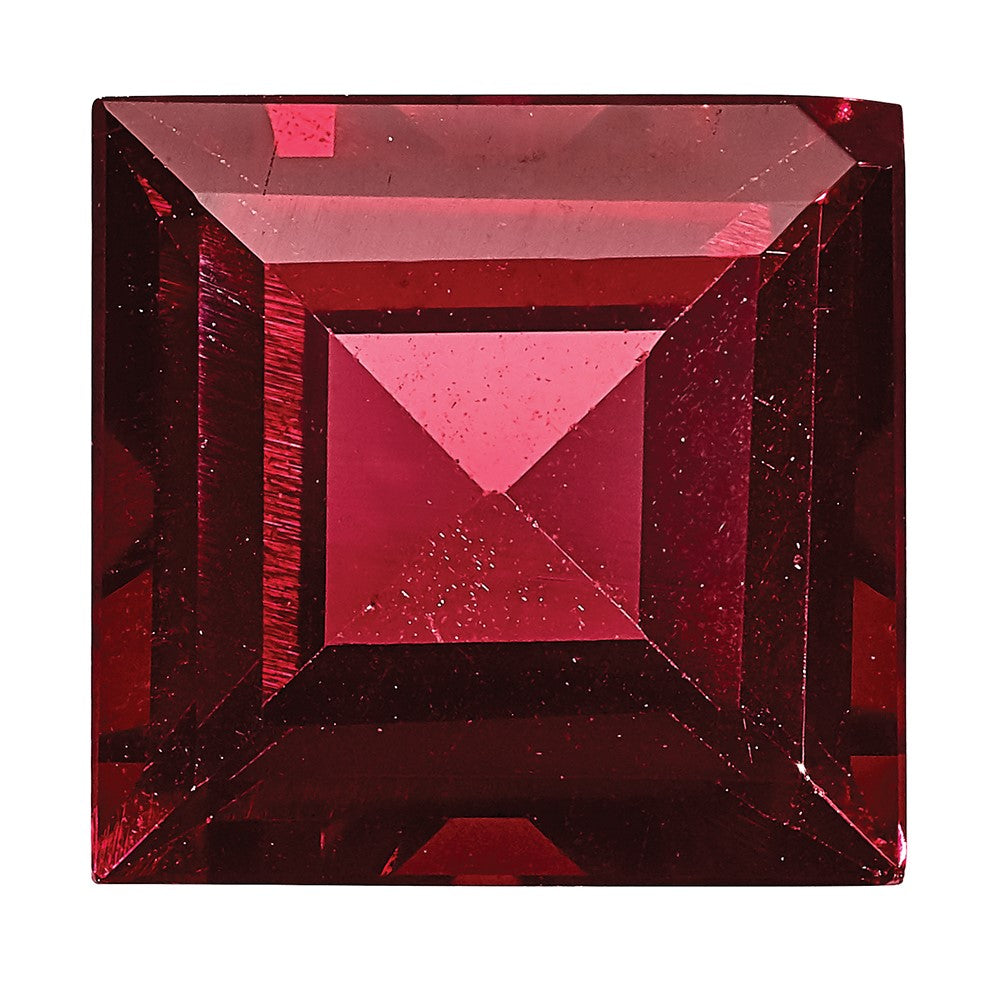 Gemstone Garnet Aa Quality 5mm Square Step-Cut