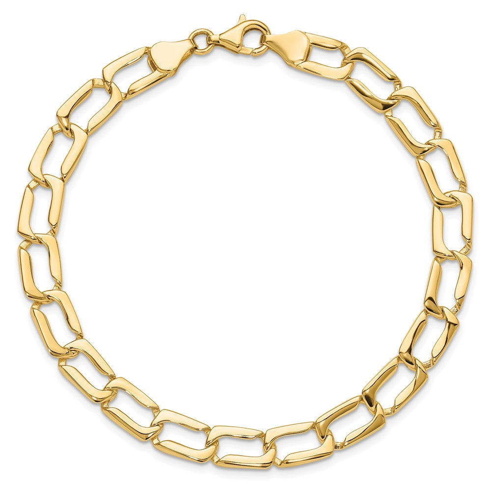 8.5 Inch 14K Polished Link Bracelet