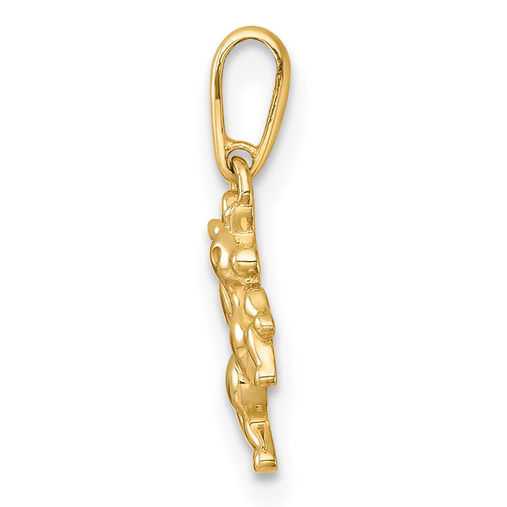 14K Yellow Gold Madi K Polished Unicorn Pendant