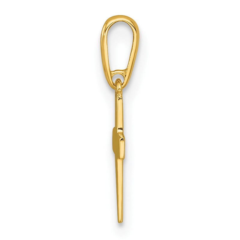 14K Yellow Gold Madi K Children's Cross Pendant