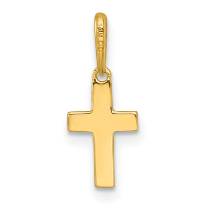 14K Yellow Gold Madi K Children's Cross Pendant