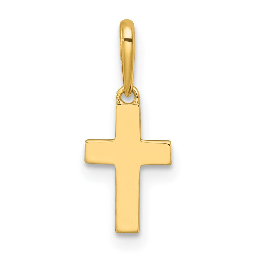 14K Yellow Gold Madi K Children's Cross Pendant