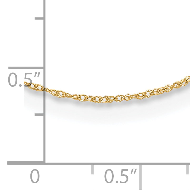 13 Inch 14K Yellow Gold Madi K Child'S Rope Chain Necklace