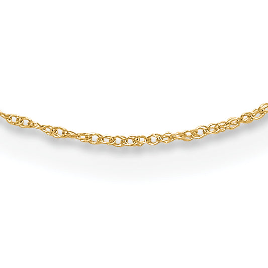 13 Inch 14K Yellow Gold Madi K Child'S Rope Chain Necklace