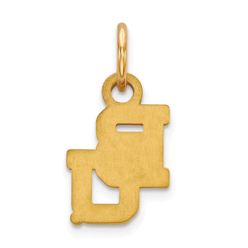 Gold Plated Sterling Silver Logoart Baylor University Bears Extra Small Pendant