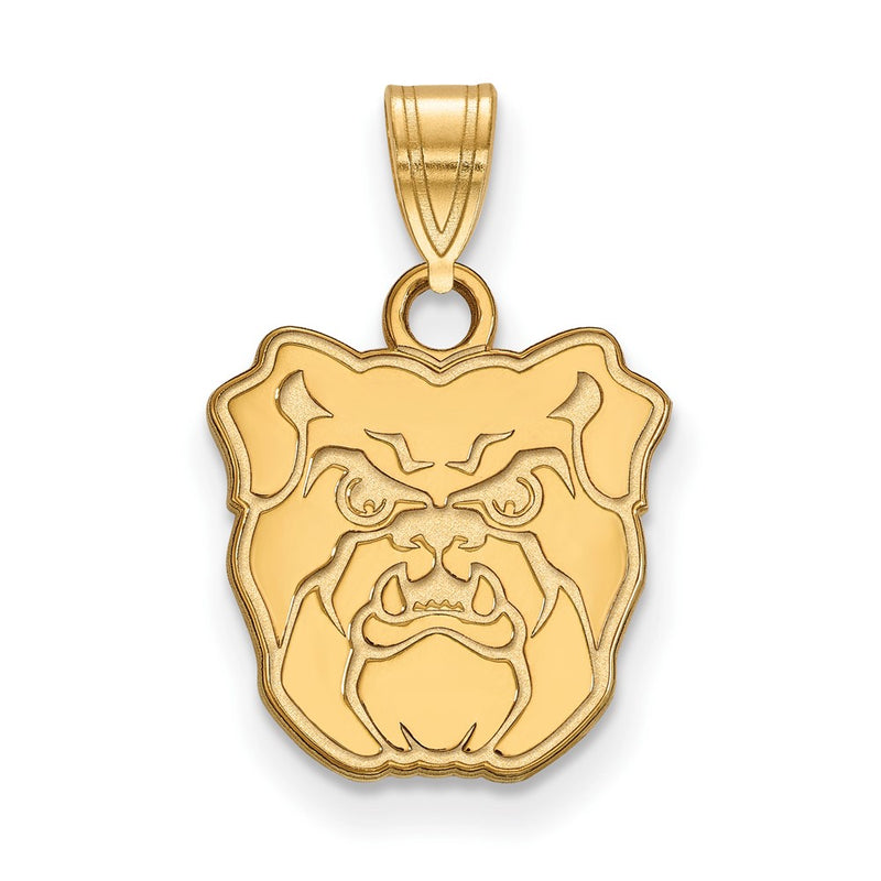 10K Yellow Gold Logoart Butler University Bulldog Small Pendant