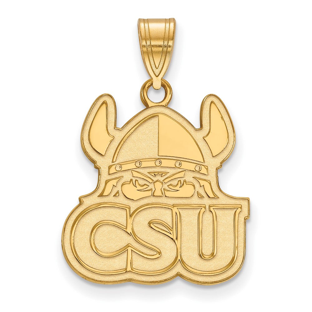 10K Yellow Gold Logoart Cleveland State University Large Pendant