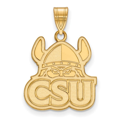 10K Yellow Gold Logoart Cleveland State University Large Pendant