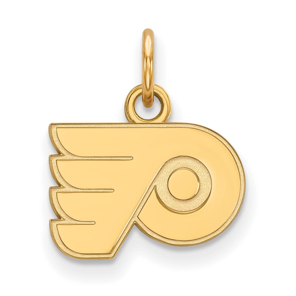 Gold Plated Sterling Silver Nhl Logoart Philadelphia Flyers Extra Small Pendant