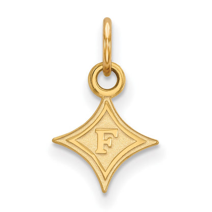 10K Yellow Gold Logoart Furman University Extra Small Pendant