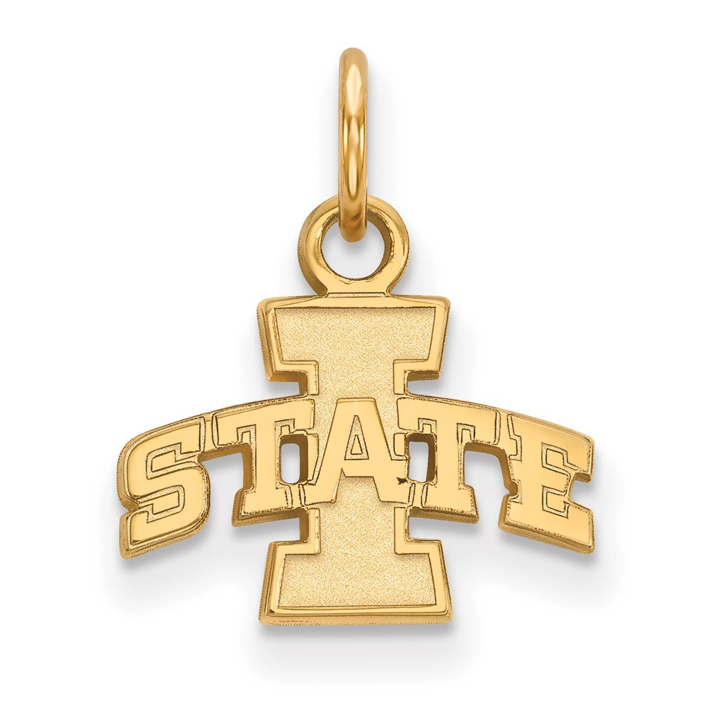 Gold Plated Sterling Silver Logoart Iowa State University Extra Small Pendant