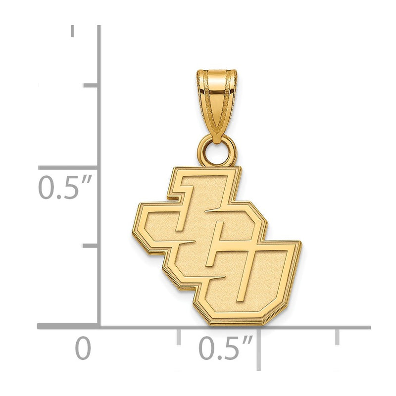 Gold Plated Sterling Silver Logoart John Carroll University Small Pendant