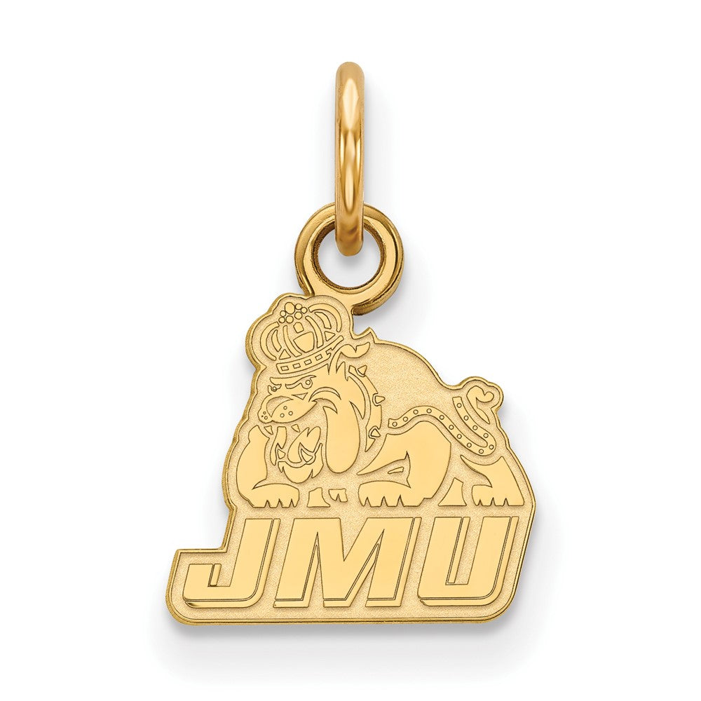 Gold Plated Sterling Silver Logoart James Madison University Extra Small Pendant