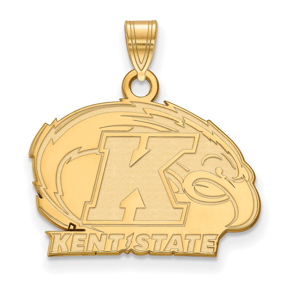 14K Yellow Gold Logoart Kent State University Small Pendant