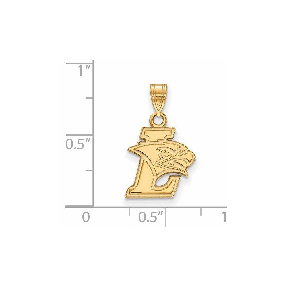 14K Yellow Gold Logoart Lehigh University Small Pendant