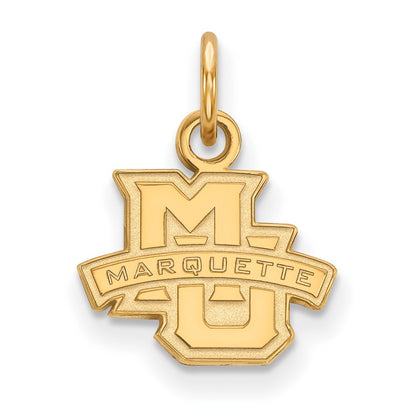 10K Yellow Gold Logoart Marquette University Extra Small Pendant