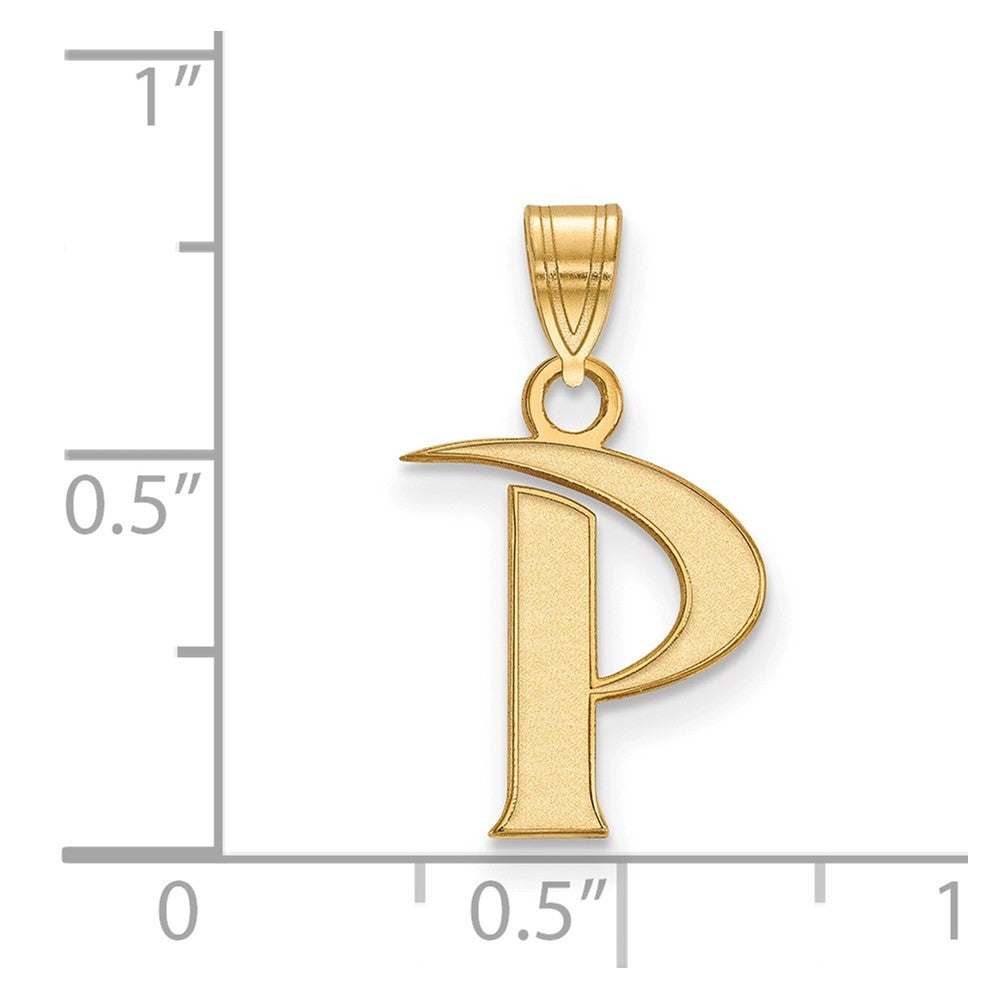 10K Yellow Gold Logoart Pepperdine University Letter P Small Pendant