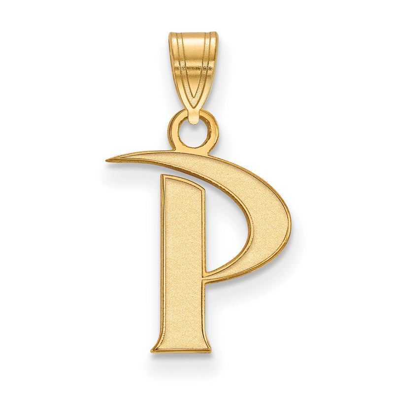 10K Yellow Gold Logoart Pepperdine University Letter P Small Pendant