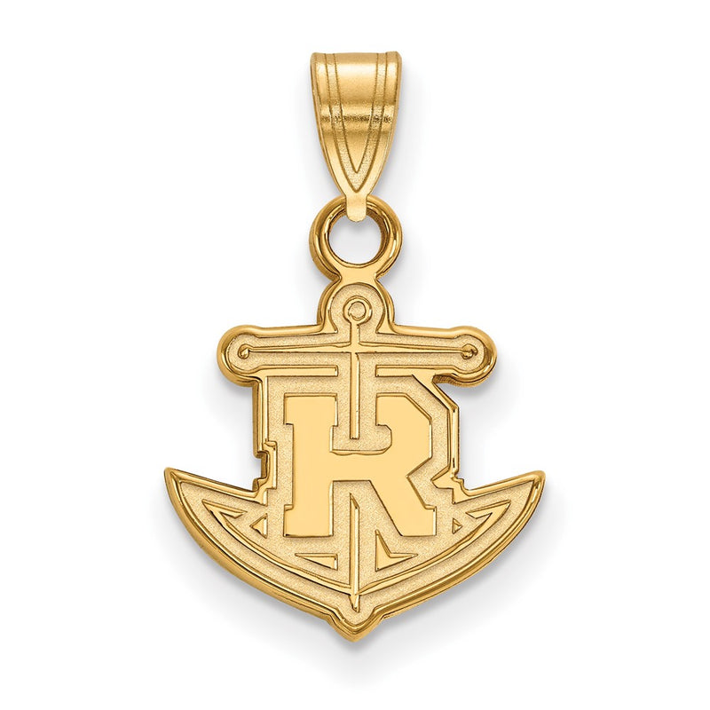 14K Yellow Gold Logoart Rollins College Anchor Small Pendant