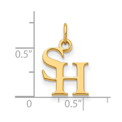 Gold Plated Sterling Silver Logoart Sam Houston State University Extra Small Pendant