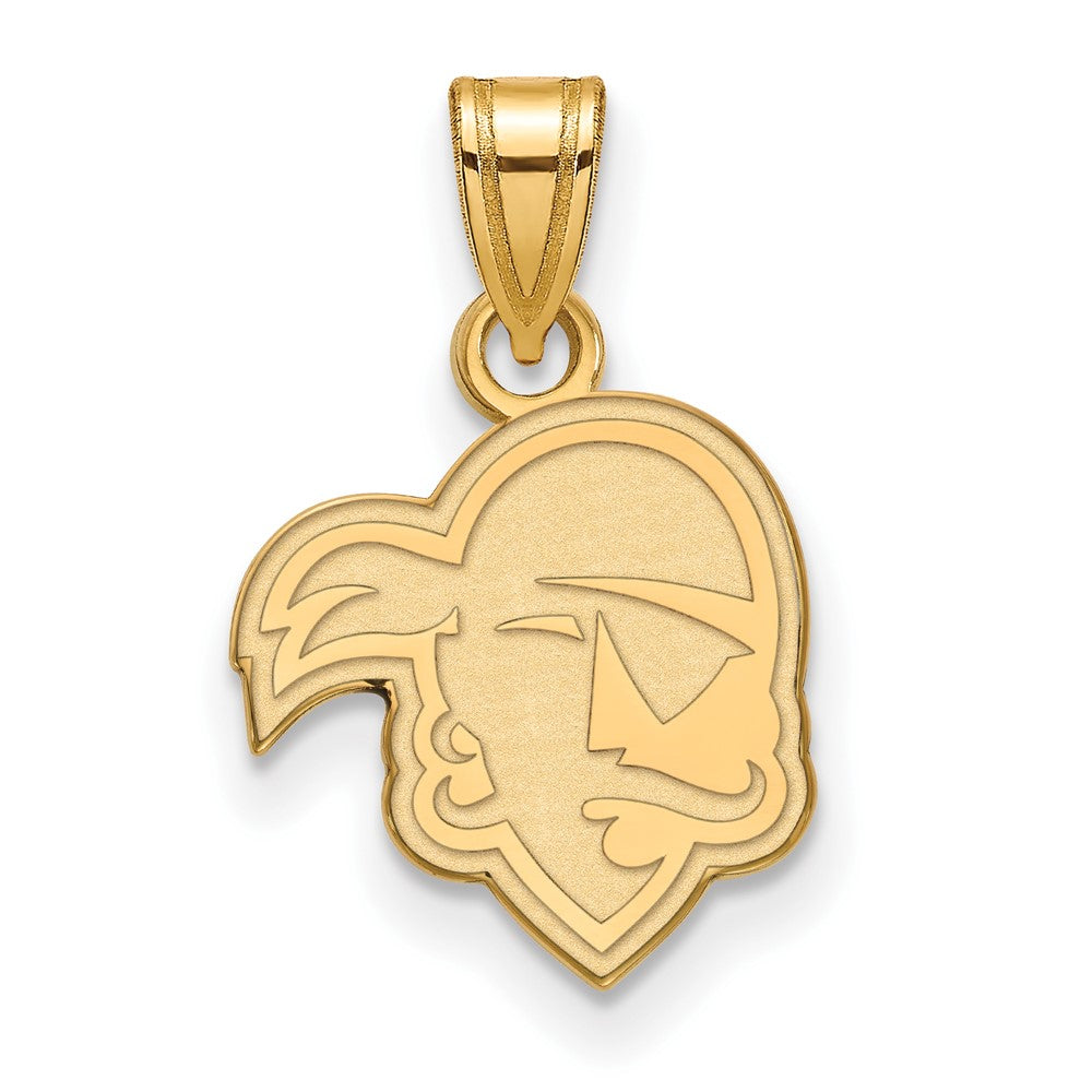 Gold Plated Sterling Silver Logoart Seton Hall University Pirate Small Pendant