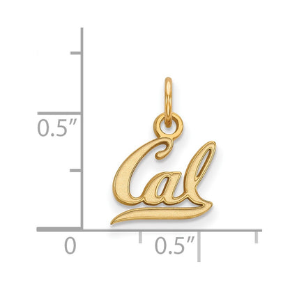 14K Yellow Gold Logoart University Of California Berkeley Extra Small Pendant