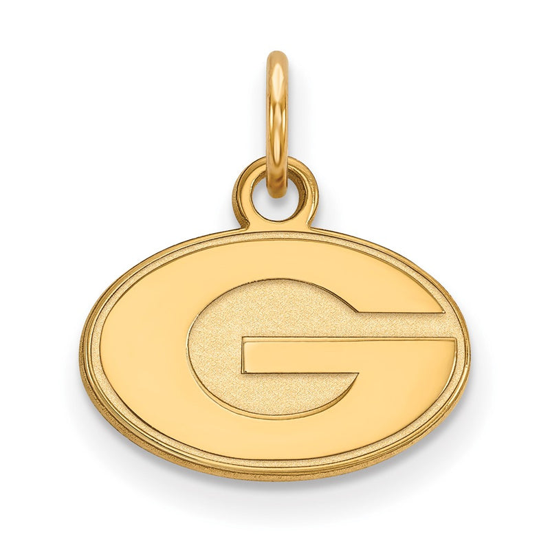 Gold Plated Sterling Silver Logoart University Of Georgia Letter G Extra Small Pendant