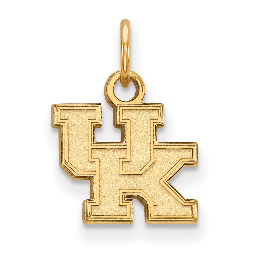 Gold Plated Sterling Silver Logoart University Of Kentucky U K Extra Small Pendant