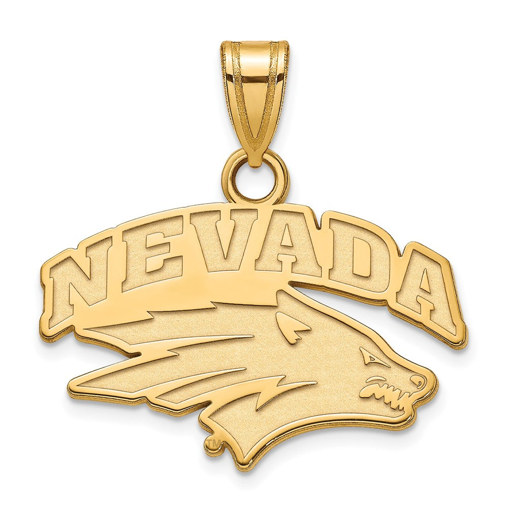 14K Yellow Gold Logoart University Of Nevada Reno Small Pendant