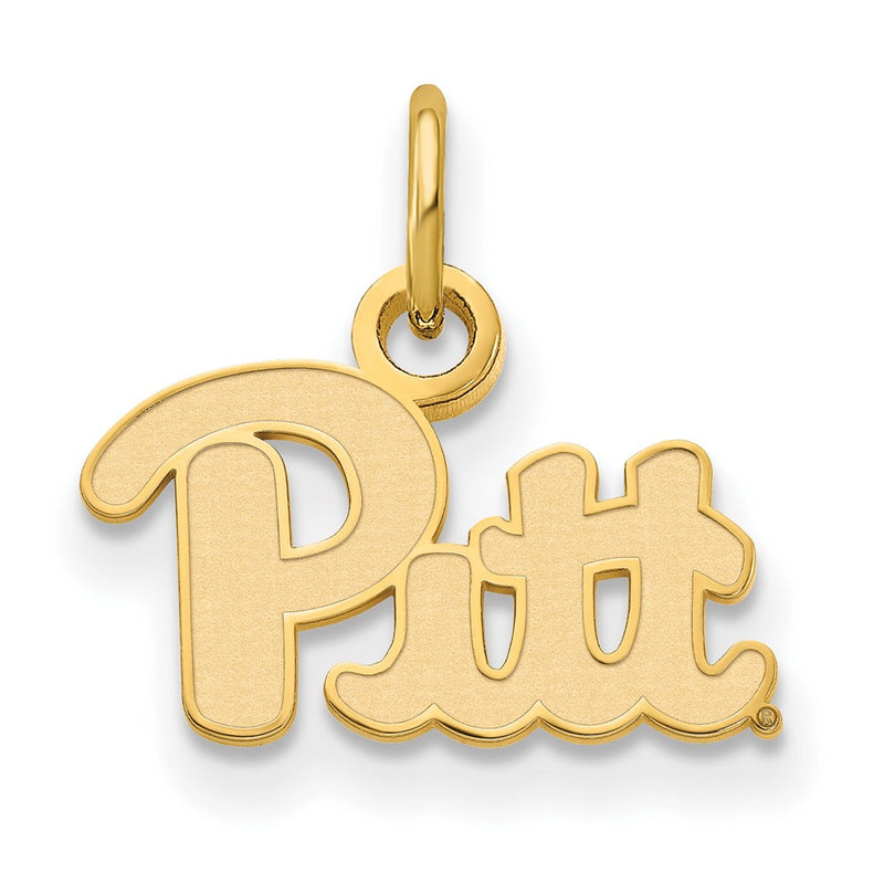 10K Yellow Gold Logoart University Of Pittsburgh Extra Small Pendant