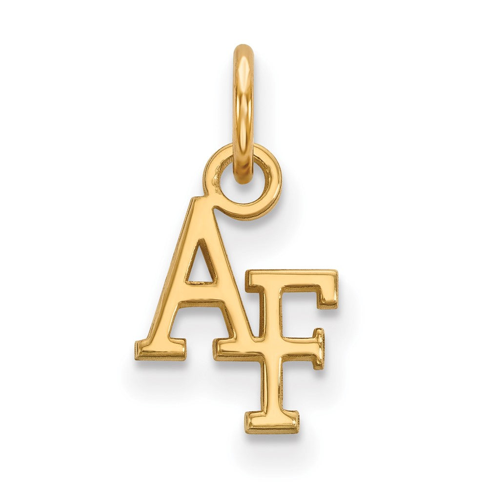Gold Plated Sterling Silver Logoart United States Air Force Academy A F Extra Small Pendant