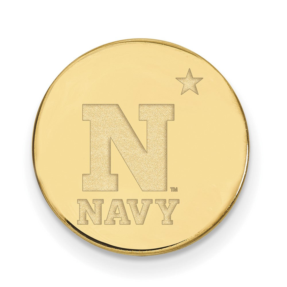 14K Yellow Gold Gold LogoArt US Naval Academy Lapel Pin