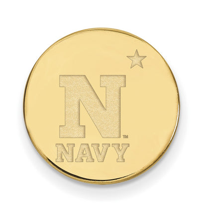 14K Yellow Gold Gold LogoArt US Naval Academy Lapel Pin