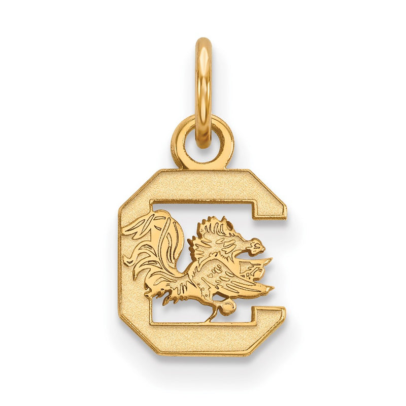 10K Yellow Gold Logoart University Of South Carolina Extra Small Pendant