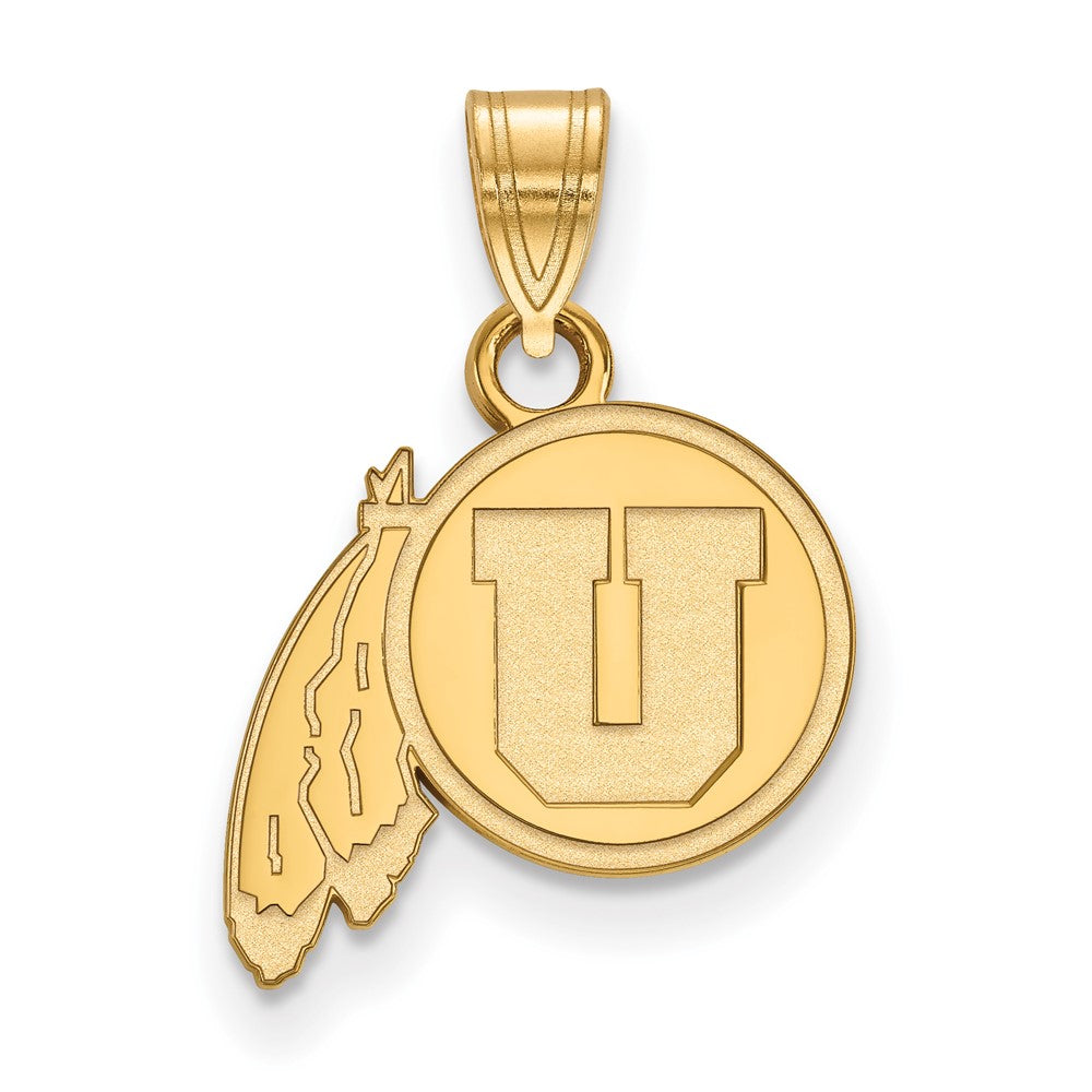 10K Yellow Gold Logoart University Of Utah Small Pendant